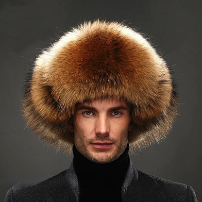 Fox fur cap