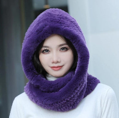 Fur Collar Hat winter female