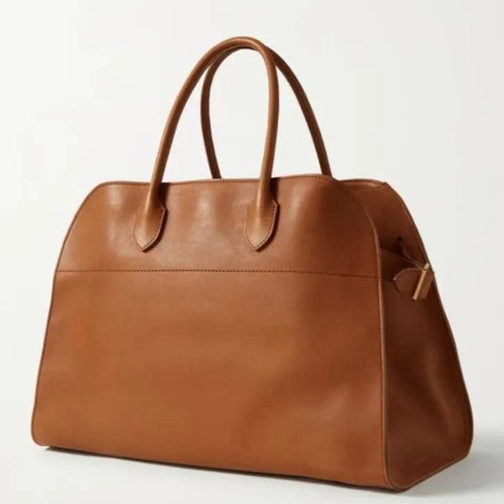 Brown leather purse