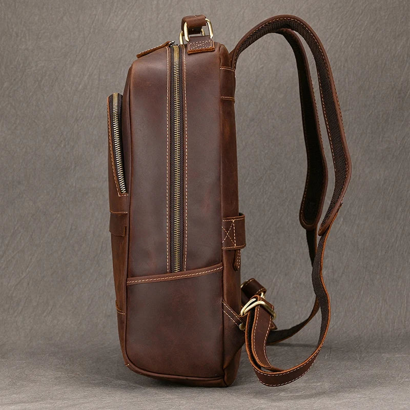 Leather Rucksack - Darlisette