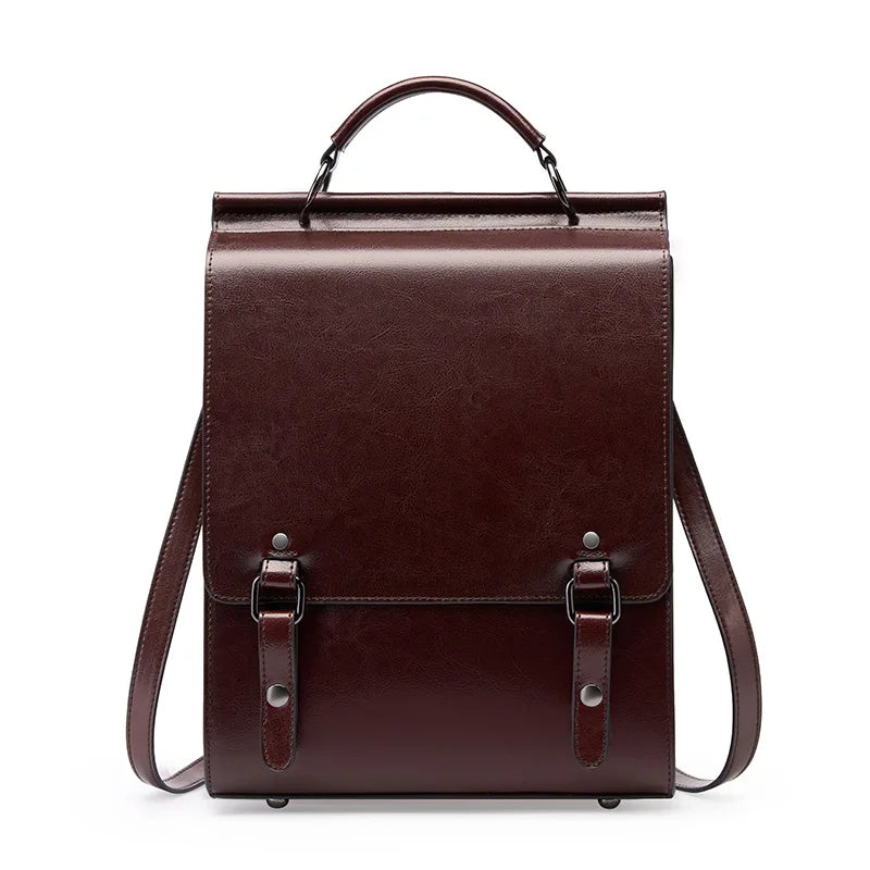 Leather rucksack