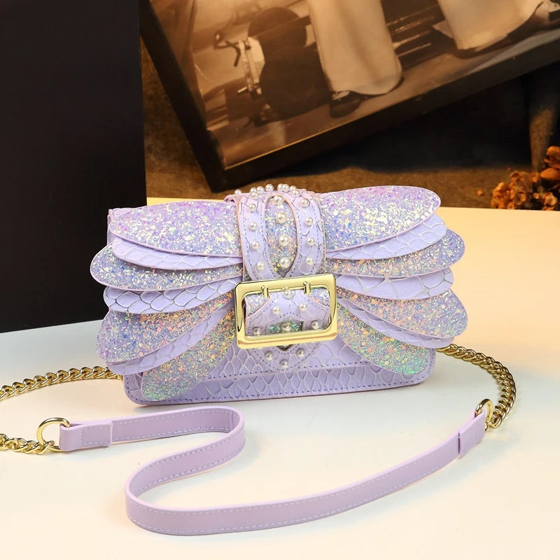 Butterfly Diamond Handbag - Darlisette