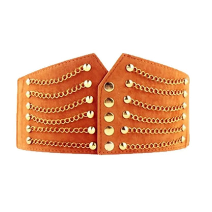 Wide Rivet Belt