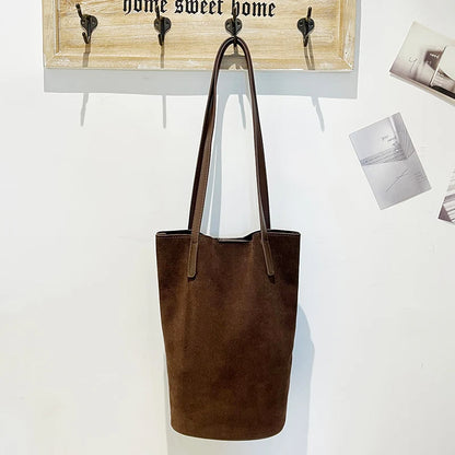 Tall Suede Tote - Darlisette