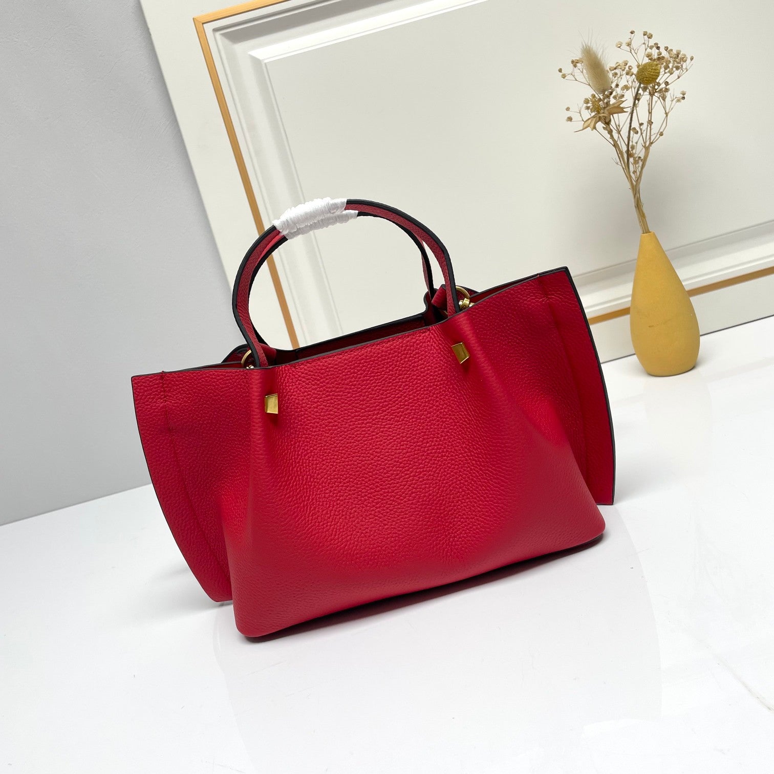 Red Shopping Tote - Darlisette