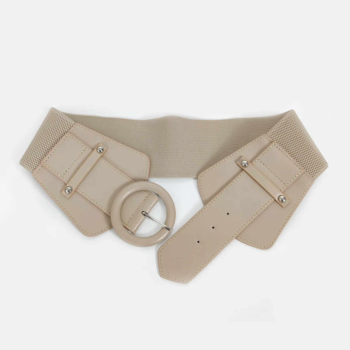 Vegan leather fashion belt