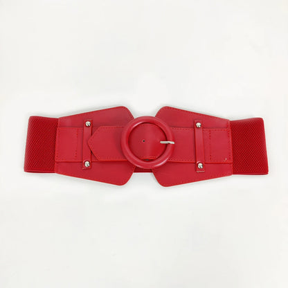 Red dress belt