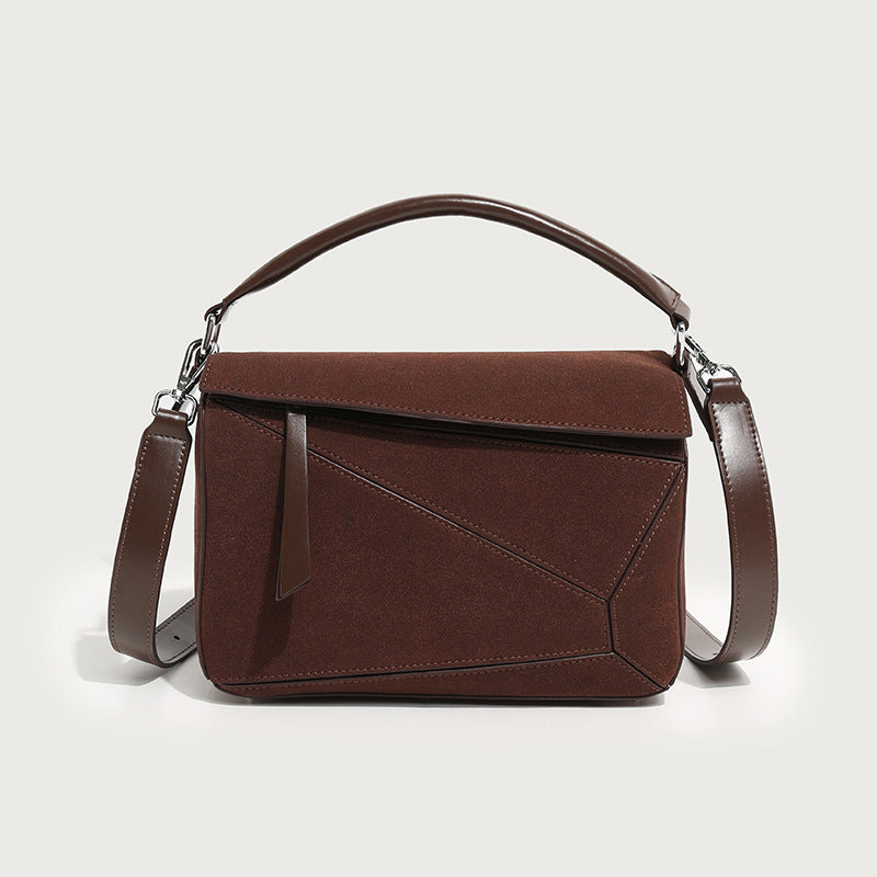 Geometric Round Handbag - Darlisette