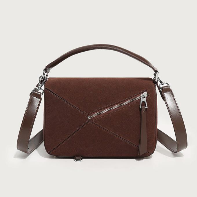 Geometric Round Handbag - Darlisette